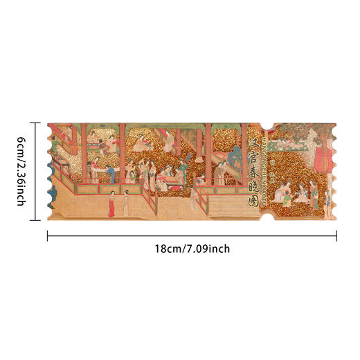 【流沙名画票根】冰箱贴亚克力文创旅游纪念品创意工艺品 商品图4