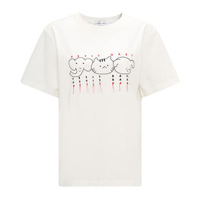 【2件9折】【Petit Bari】经典热销款女士短袖T恤 气质潮流百搭上衣