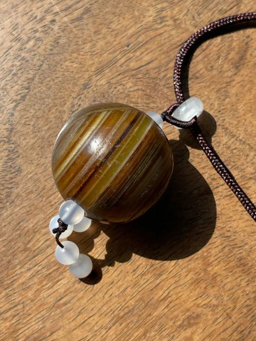 缠丝玛瑙椭圆大珠，顺丰包邮 商品图5