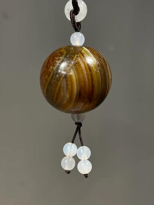 缠丝玛瑙椭圆大珠，顺丰包邮 商品图6