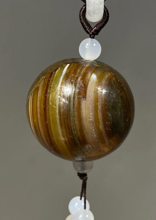 缠丝玛瑙椭圆大珠，顺丰包邮 商品图14