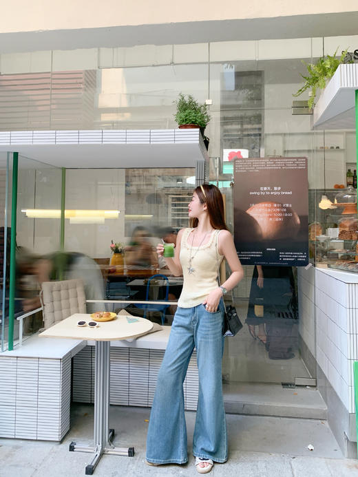 【110元任选2件】最后一波现货！钉珠U领针织背心  商品图5