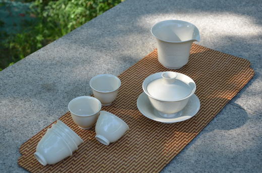 手工定窑 素品初心定窑白茶具套组 素简为韵 禅意入茶 定瓷风雅 商品图0