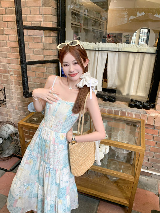 【折后再享2件88折】微信打折价！碎花无袖吊带裙 日常219.99/件 立减70 秒杀149.99/件！！ 商品图11