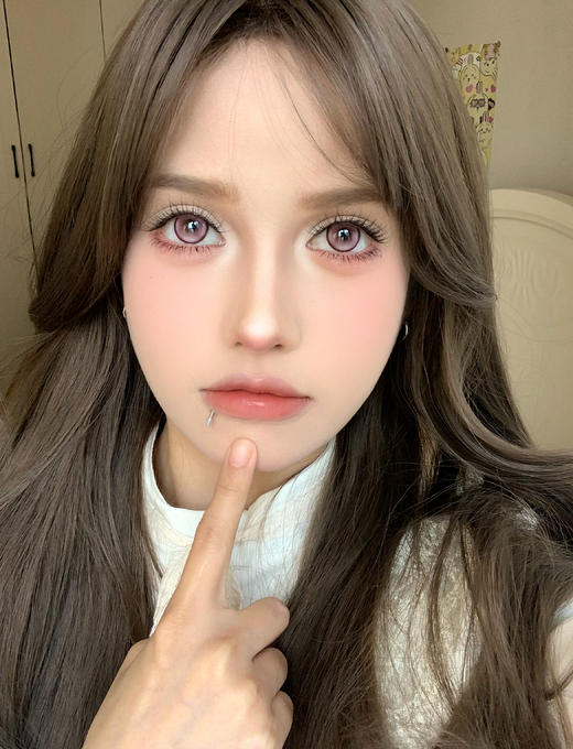 Hot Girls半年抛美瞳 黑化版甜妹 14.5mm 商品图0