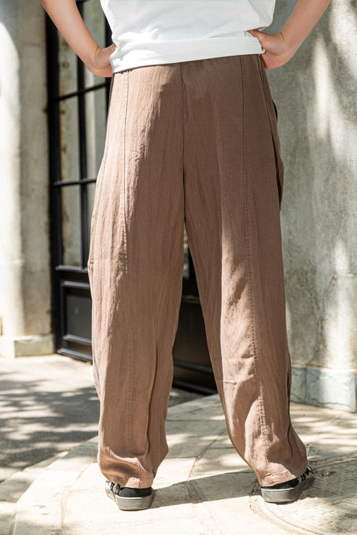 E519432566慵懒直筒休闲裤 商品图2