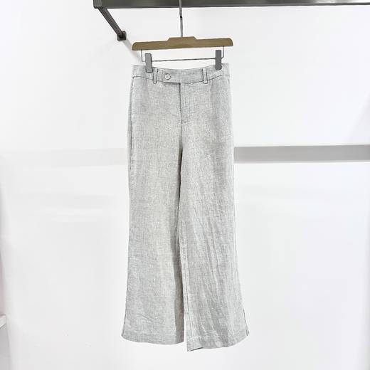 火桐hooton 亚麻微喇直筒裤YA0128 商品图1