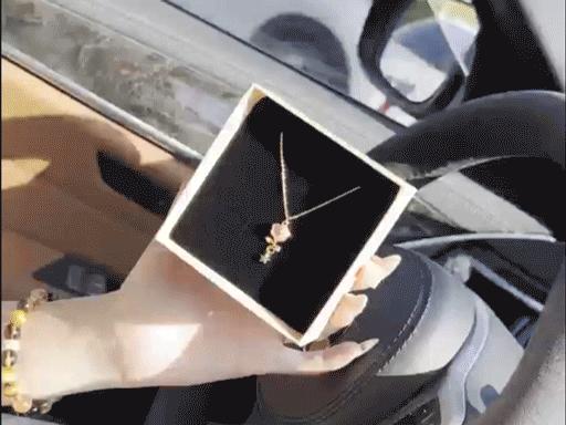 【520送礼】太空星辰玫瑰项链！内含皓石和天然陨石！ 商品图1