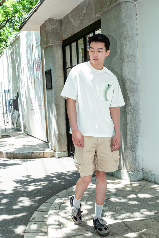 E521112306喷染休闲短袖T恤 商品图1