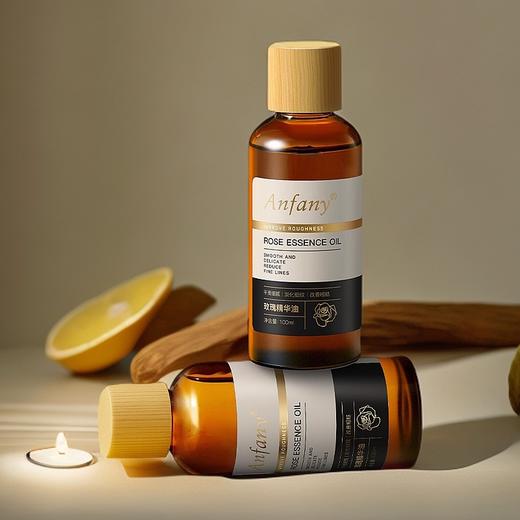 【Anfany--保加利亚玫瑰精华油100ml】双玫瑰奢养肌肤、玫瑰花水保湿滋润、千叶玫瑰花油养肤、淡淡花香水润质地、紧致抗皱好吸收、会呼吸的水感精华油让你重生嫩滑肌肤！ 商品图4