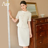 AD高端女神范假两件连衣裙女2025新款夏季圆领正装御姐风西装裙子 商品缩略图0