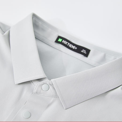 【新品上新】HX 夏季翻领短袖T恤合体S102522452101/02 商品图4