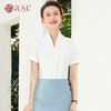 职业衬衫女高级感时尚洋气气质长袖衬衣白色上衣设计感小众韩版v 商品缩略图2