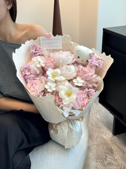 可爱粉kitty花束 商品图8