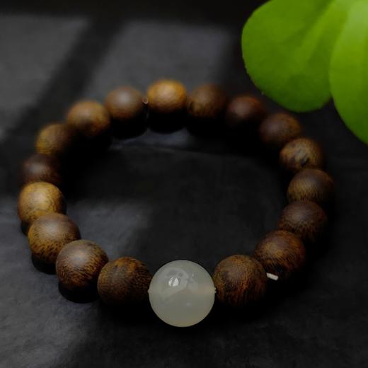 翡翠珠子配沉香手串 商品图10