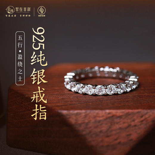 【盈绕之土】925纯银戒指 商品图0