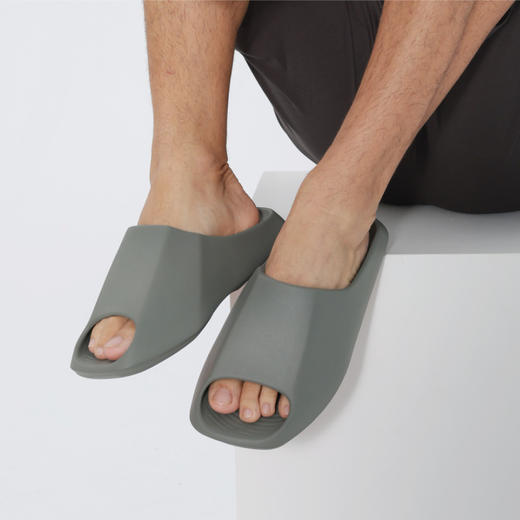 MM 山姆 科柔 男士防滑家居鞋 苍绿色  磬御 商品图2