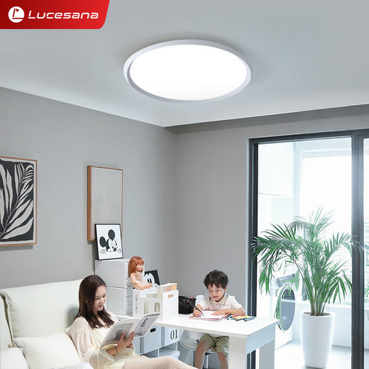 ⁶0频闪【全光谱+无极调光调色】护眼吸顶灯、大路灯、红光增益台灯 多种光效模式 改善客厅卧室书房光源环境 SS06-QTT-LPS 商品图7