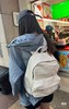 男女同款万茜朱一龙同款三宅一生双肩旅行包书包 商品缩略图13
