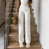 2025夏款直筒高腰牛仔裤窄版显瘦阔腿垂感拖地裤SG-N5X2474 商品缩略图0