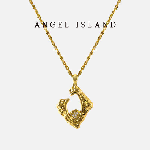 ANGEL ISLAND 「缪斯」巴洛克复古油画框项链 商品图1