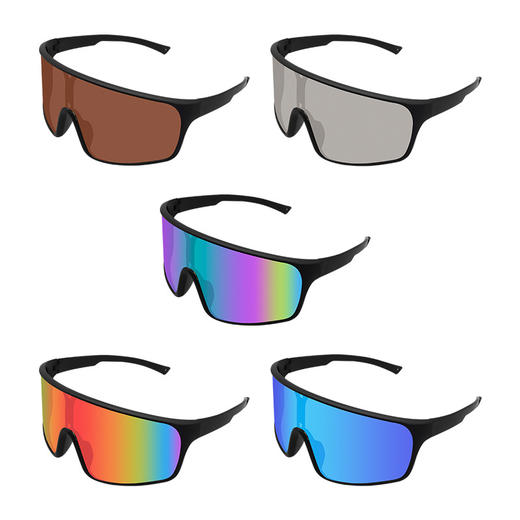 【大视野！骑行护目镜】自行车骑行变色眼镜 炫彩防风骑行跑步 户外山地车 日夜可用护目镜-QQ 商品图4