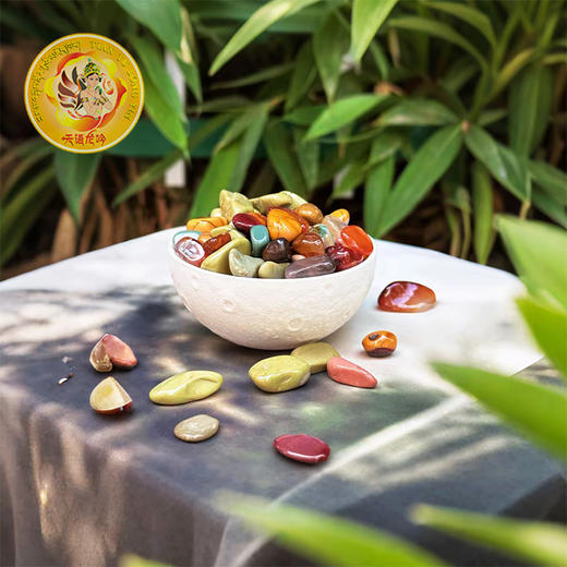 天然阿拉善大粒彩玛瑙宝石曼扎宝石供修曼扎石七宝石500g/份 商品图4