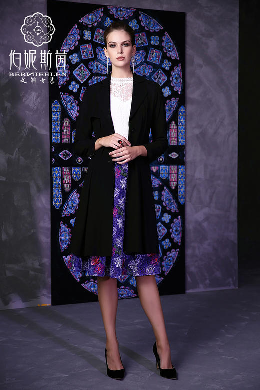 【伯妮斯茵】3D6221--风衣--太阳窗的幻想--《因汉而生--哥特》 商品图6