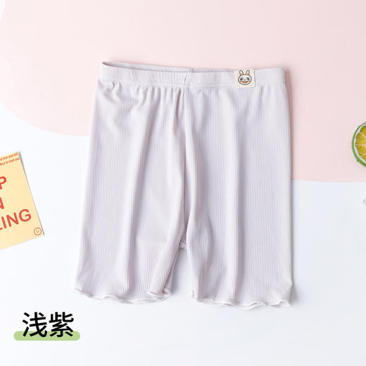 【女童安全裤，A类冰丝材质！】女童安全裤夏季 A类冰丝薄款 透气舒适内裤 女孩宝宝防走光平角短裤-QQ 商品图7