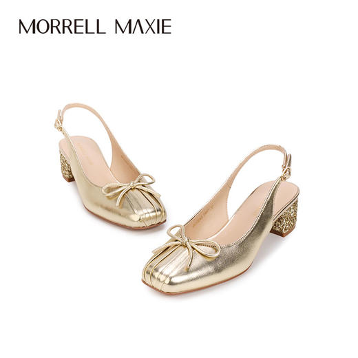 【云粉节】BF楼MM女鞋25新品高跟半凉货号MW252063-GD吊牌价1199活动价1019 商品图4