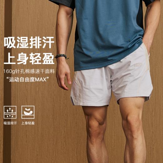 录士LUSHISI叠刃主题运动篮球休闲速干吸湿排汗不过膝四分短裤 商品图0