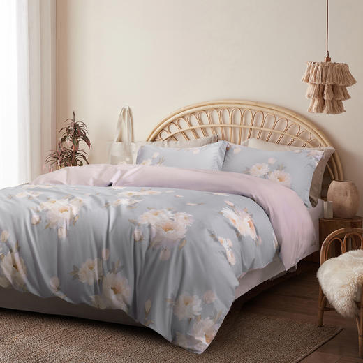 水星家纺全棉抗菌四件套—蔓莎 商品图1