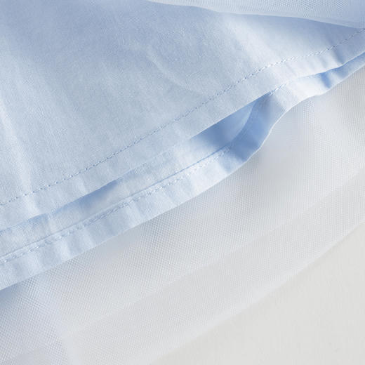 马克珍妮女童条纹网纱背心裙宝宝连衣裙2025年夏装新款裙子550753 商品图4