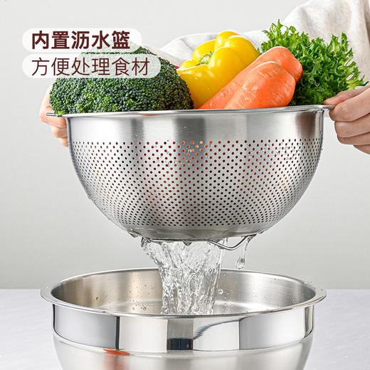 MM 山姆 Member's Mark 不锈钢料理碗四件套 商品图4