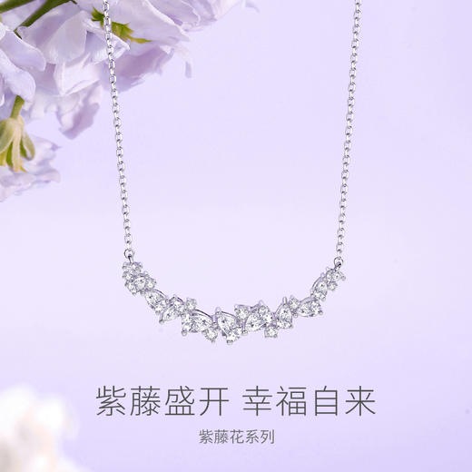 【明星同款】Fanci范琦紫藤微笑项链女小众轻奢高级感设计师款送女朋友礼物 商品图1