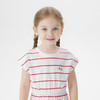 马克珍妮女童条纹刺绣连衣裙 儿童无袖裙子2025年夏装新款550896 商品缩略图4