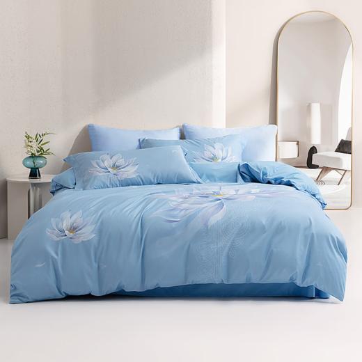 水星家纺抗菌磨毛四件套-亭台初夏 商品图0