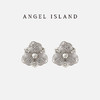 ANGEL ISLAND「芳华」木槿白金花朵耳钉气质耳夹 商品缩略图2