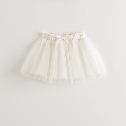 马克珍妮女童梦幻蝴蝶结网纱短裙宝宝半身裙2025年夏装新款550880 商品图3