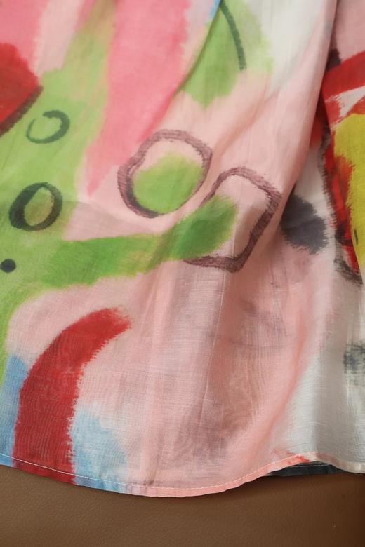 LPIUTY品牌直发！夏日油画天丝亚麻半身裙 C1225048 商品图5