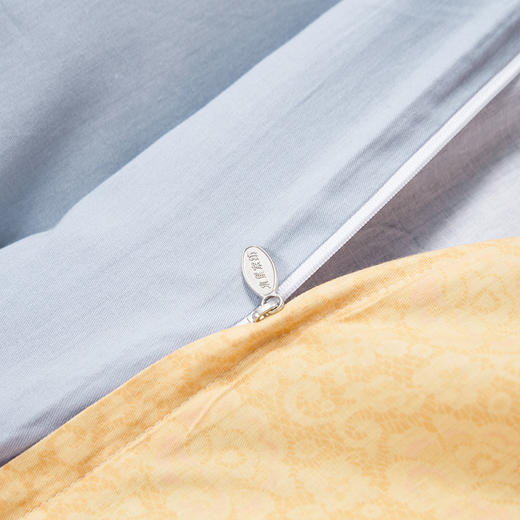 水星家纺全棉四件套-书院莲池 商品图3