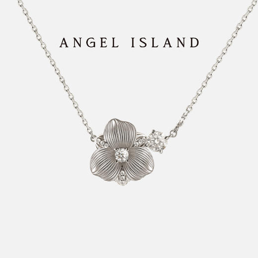 ANGEL ISLAND 「芳华」木槿白金花朵项链 商品图1