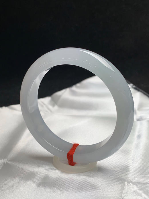 612975，53.3圈口，白冰正圈平安镯，冰透起光 商品图2