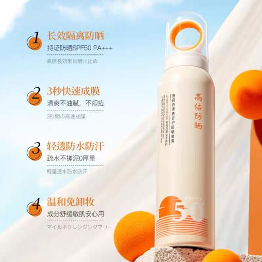 买一送一清透倍护防晒喷雾 隔离防晒 防水防汗 150ml 商品图3