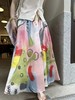 LPIUTY品牌直发！夏日油画天丝亚麻半身裙 C1225048 商品缩略图7