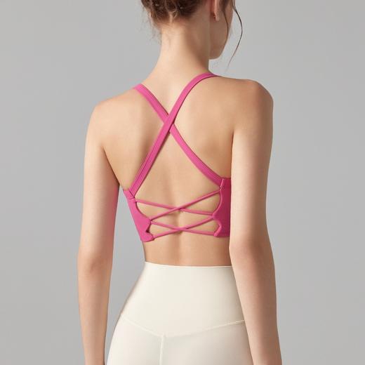 【固定杯】轻/软/弹/润 中强度细肩带瑜伽背心BMMZ252 商品图1