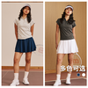 录士LUSHISI月影绘梦主题运动羽毛球网球健身休闲训练口袋短裙女 商品缩略图3