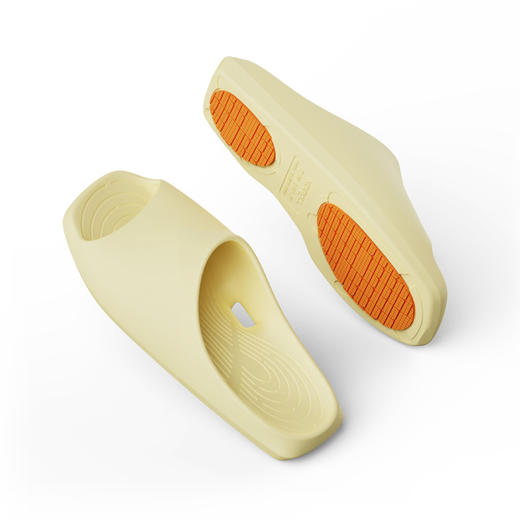 MM 山姆 科柔 女士防滑家居鞋 浅鹅黄 岩迹 商品图1