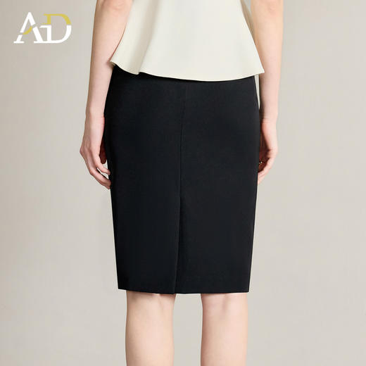 AD高端黑色职业半身裙女2025新款夏季时尚气质通勤包臀裙一步裙子 商品图4