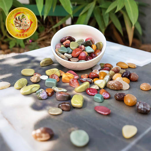 天然阿拉善大粒彩玛瑙宝石曼扎宝石供修曼扎石七宝石500g/份 商品图2